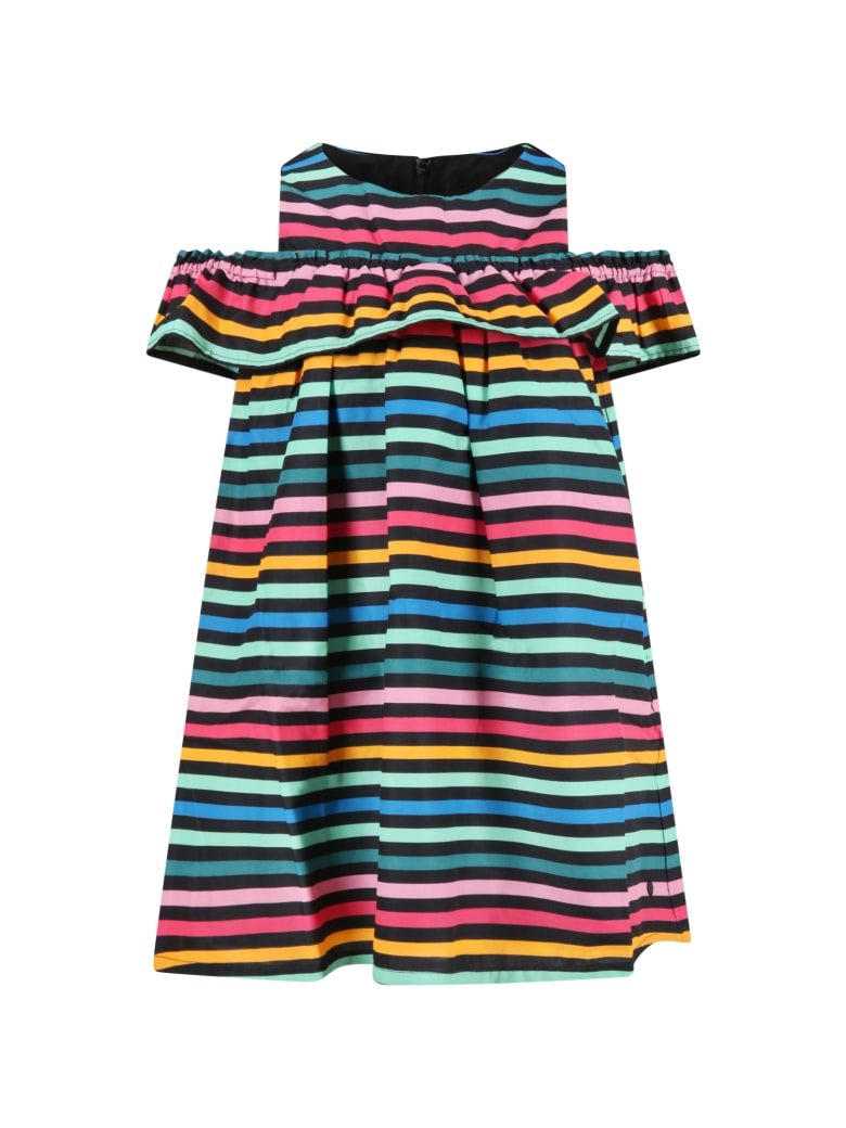 Sonia Rykiel Multicolor Dress For Girl - Multicolor