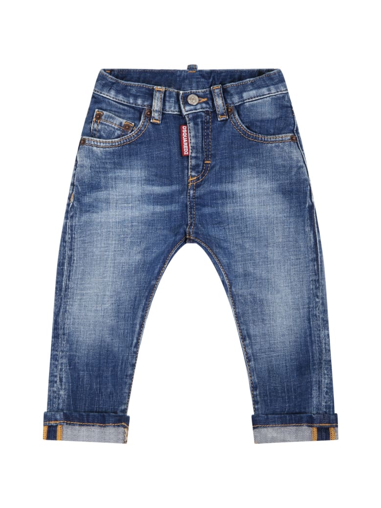 dsquared light blue jeans