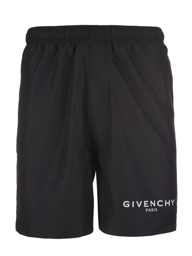 Givenchy Logo Print Swimming Trunks