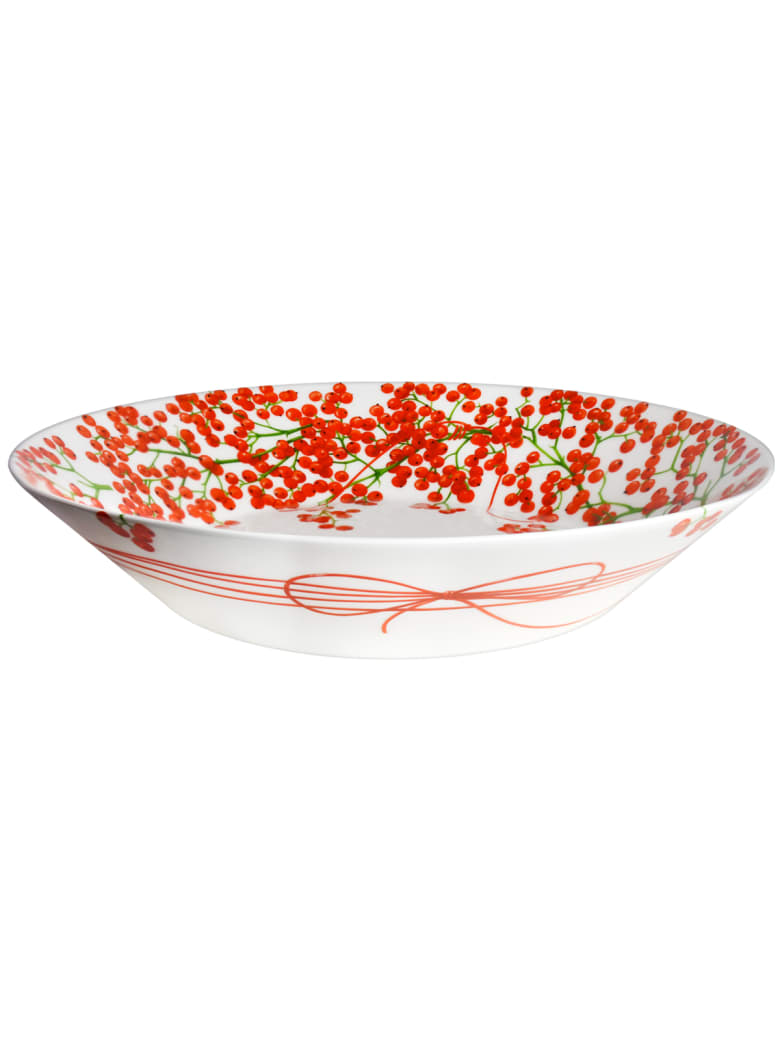 Taitù Large Bowl - Fil Rouge Bacche Collection - Red