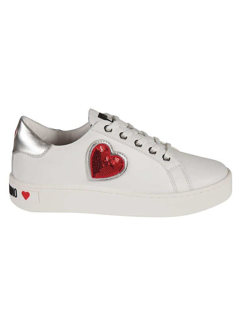 Love Moschino Sequined Heart Sneakers | italist, ALWAYS LIKE A SALE