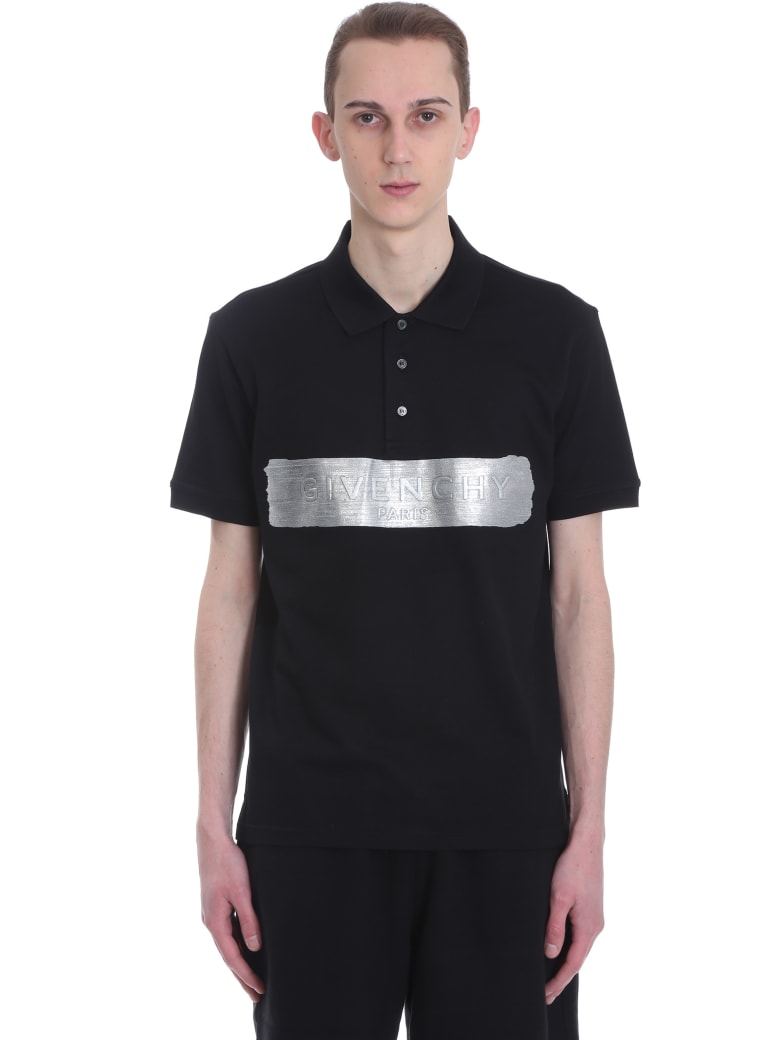 Givenchy Polo In Black Cotton - black