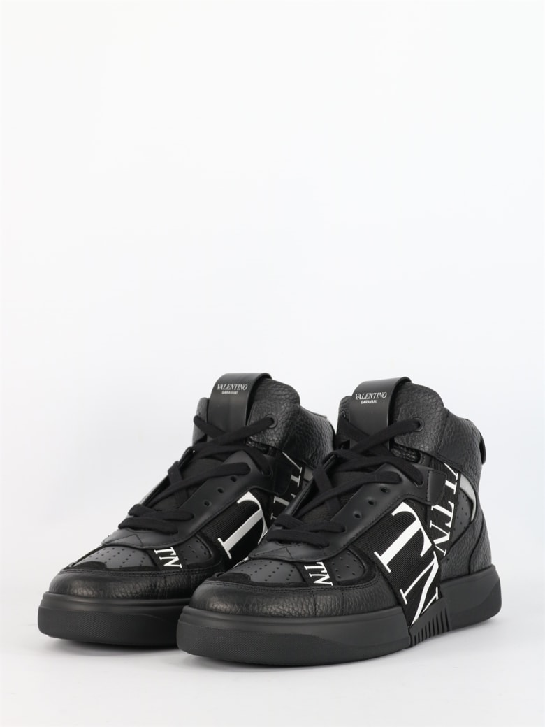 Valentino Garavani Vl7n Mid-top Sneakers In Black | italist