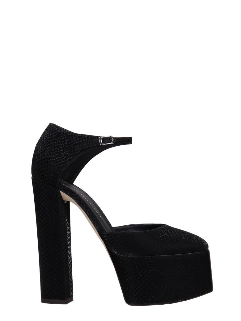 Giuseppe Zanotti Bebe Sandals In Black Leather Italist