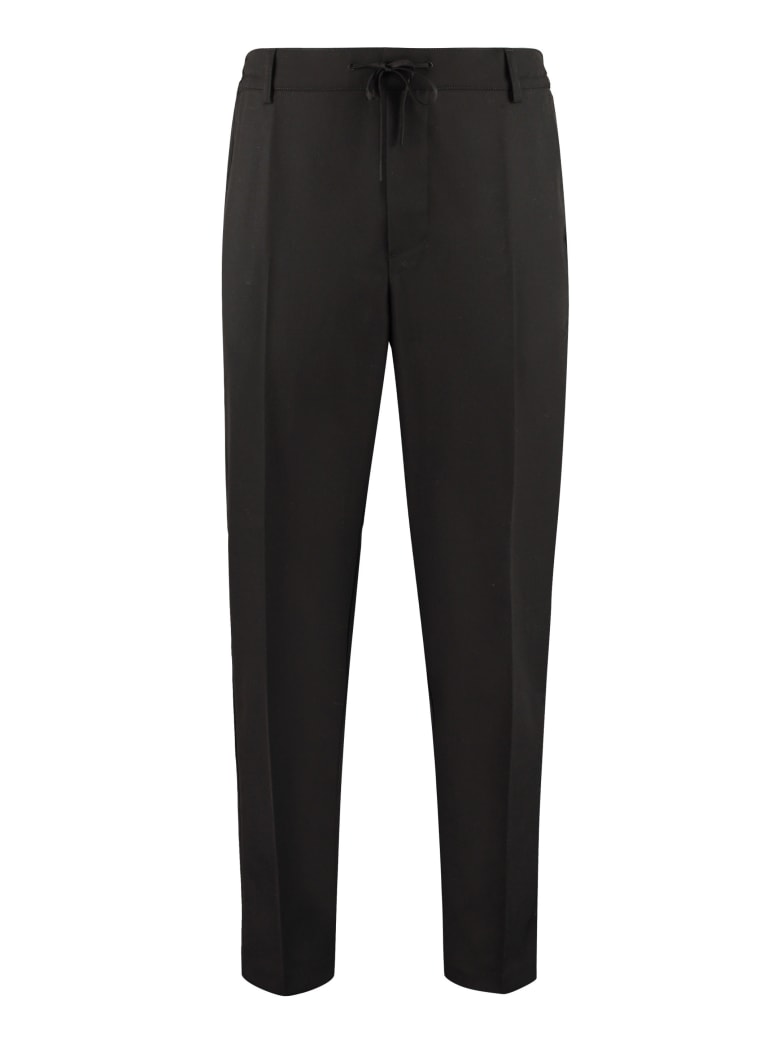 Maison Kitsuné Gabardine Trousers - black
