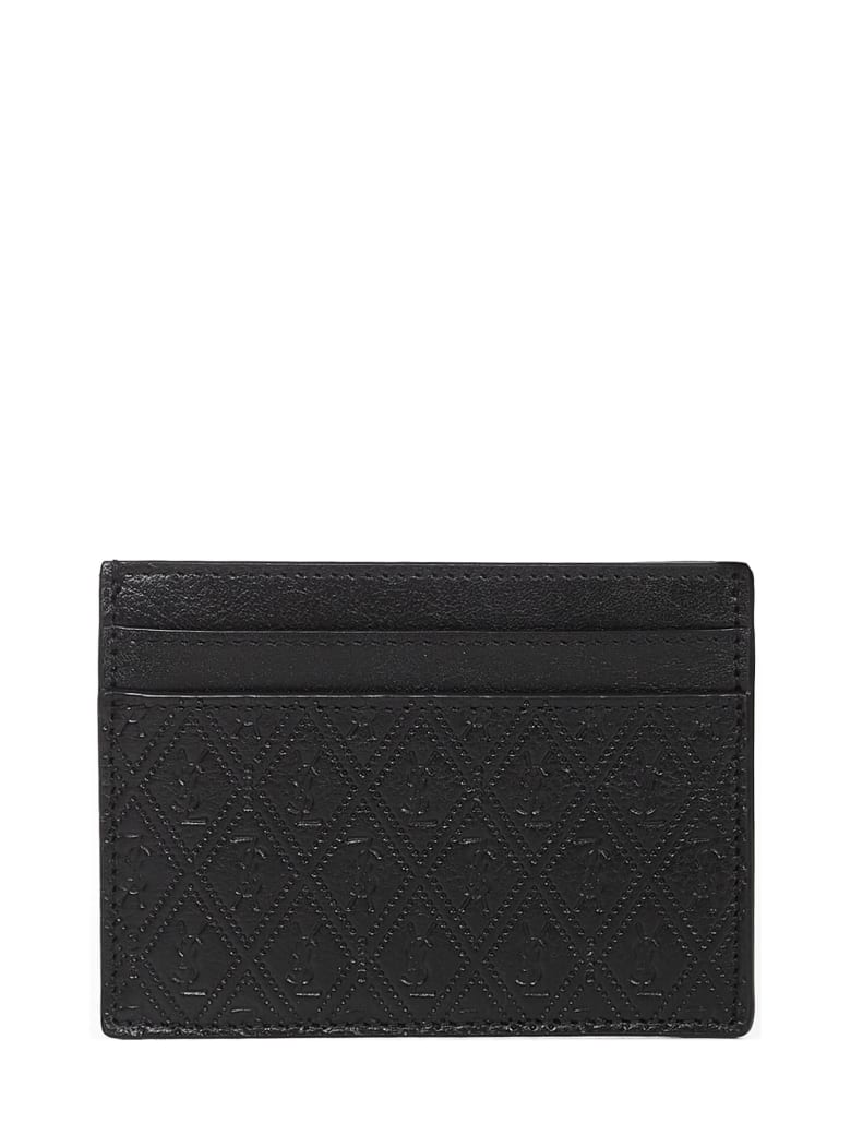 Saint Laurent Monogram Card Holder - Black