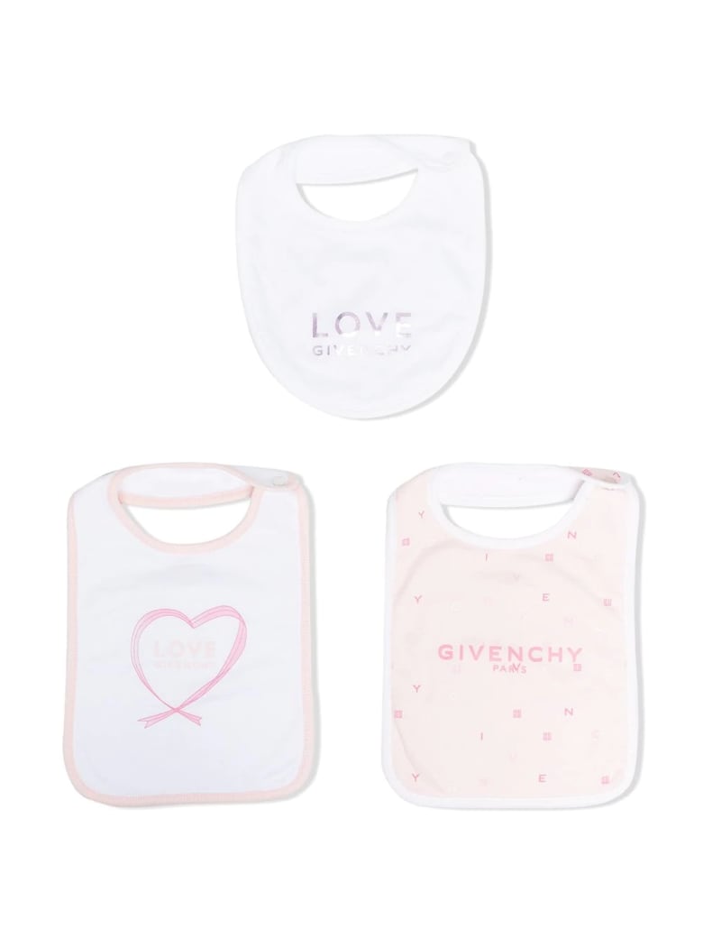 Givenchy Set Of Bibs - Pink