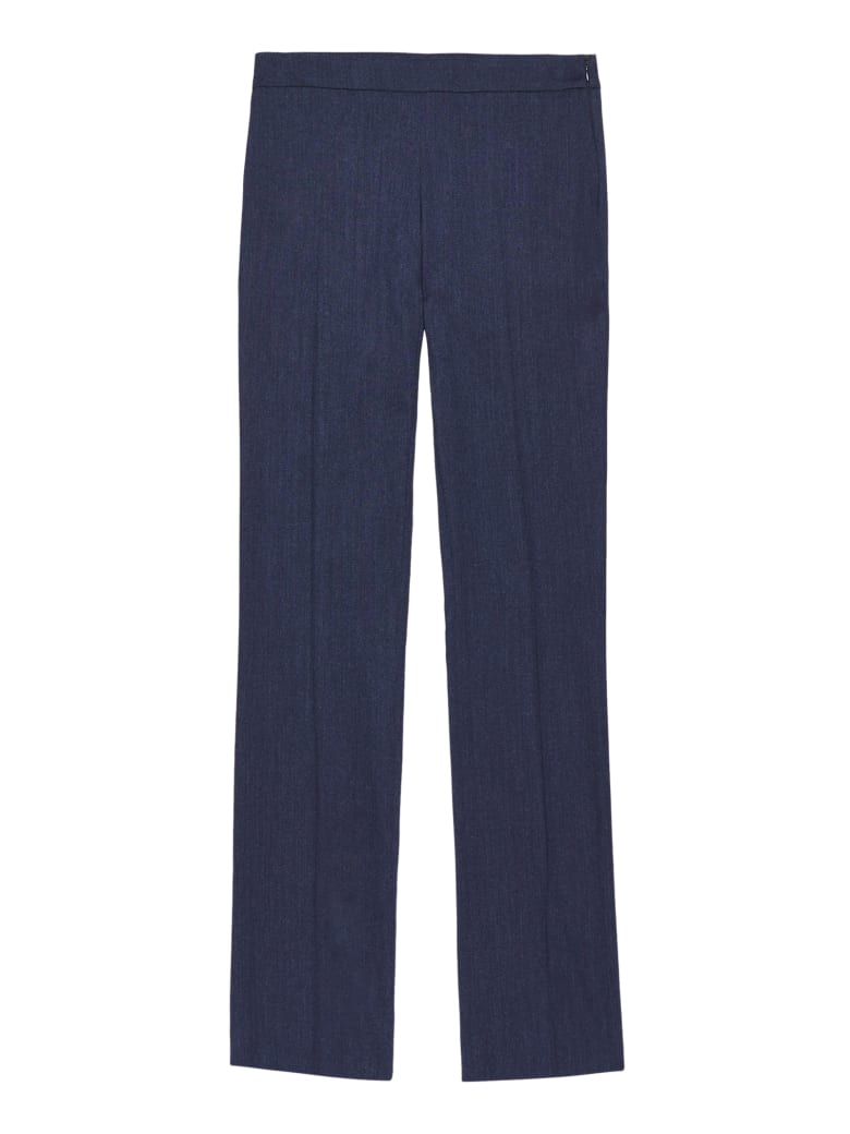 Kiton Trousers Cashmere - BLUE