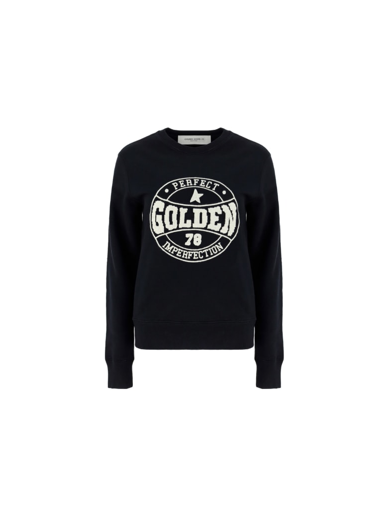 Golden Goose Athena Sweatshirt - Black/bone white
