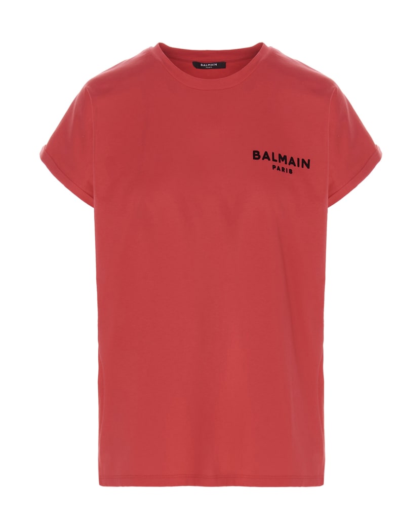 Balmain T-shirt - Fuchsia/noir