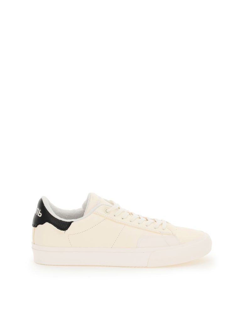 HERON PRESTON Vulcanized Low Top Sneakers - WHITE BLACK (White)