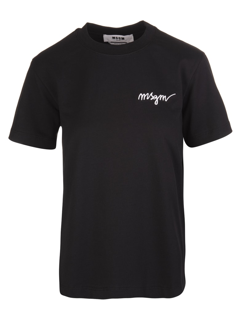 MSGM Logo-print T-shirt - Nero