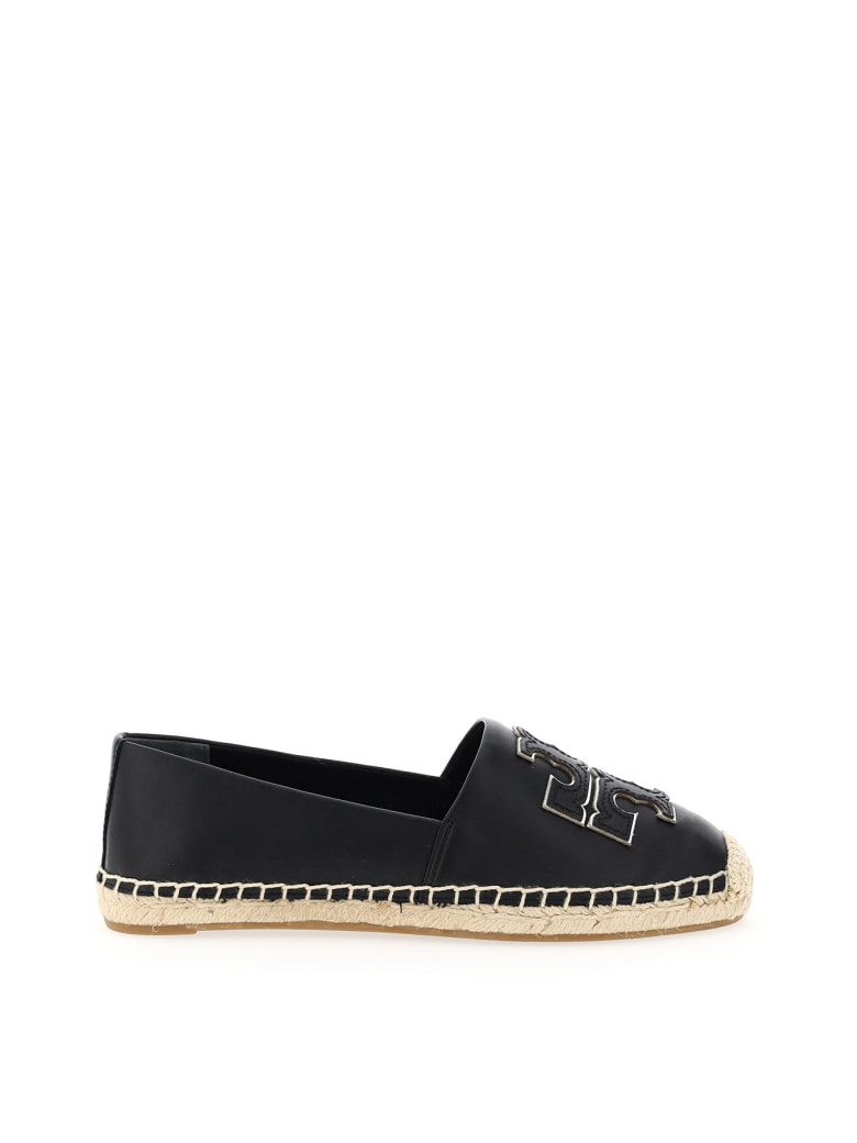 Tory Burch Ines Leather Espadrilles - Nero