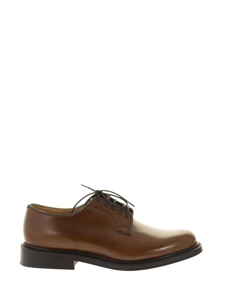 Church's Shannon - Polished Binder Derby - Sandalwood