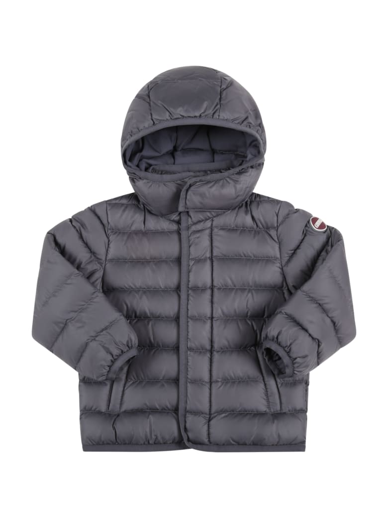 Colmar Grey Jacket For Baby Boy With Logo - Grey