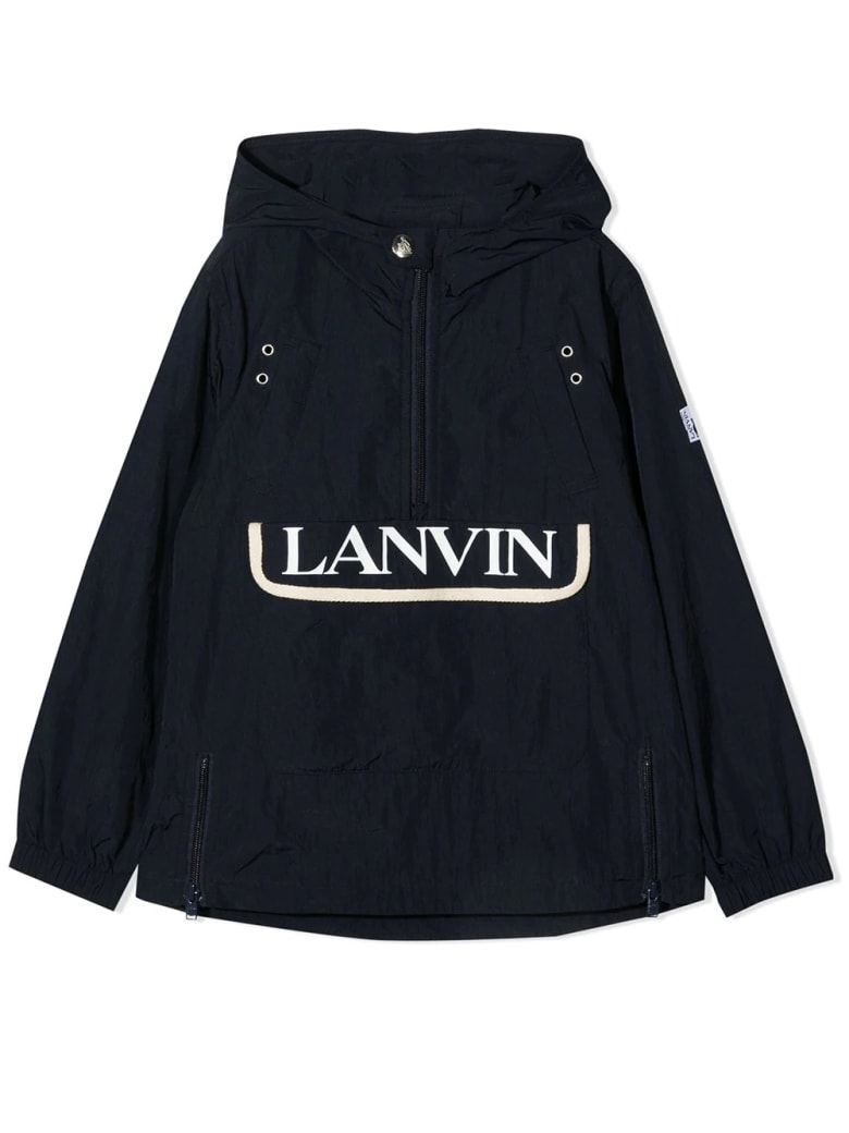 Lanvin Windbreaker With Print - Marine
