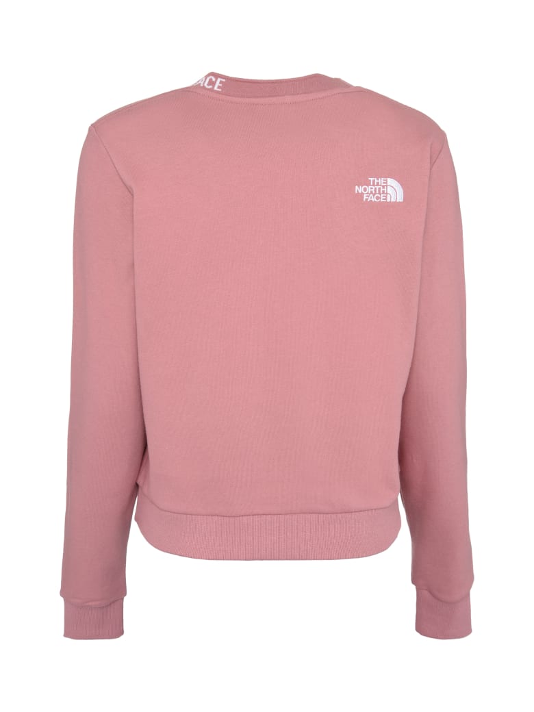 north face sweatshirt pink