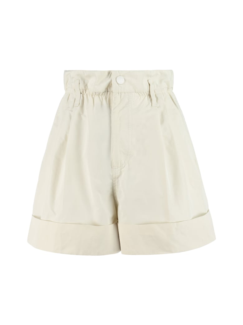 Moncler Techno Fabric Shorts - Bianco