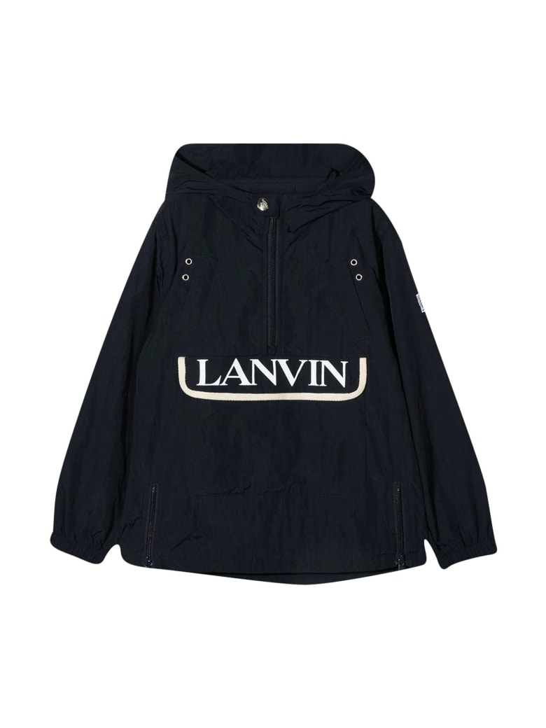 Lanvin Windbreaker With Print - Marine