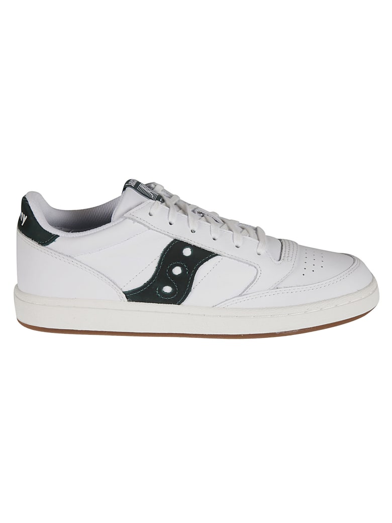 Saucony Jazz Court Sneakers - White/Green/White