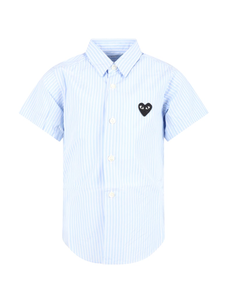 cdg light blue shirt
