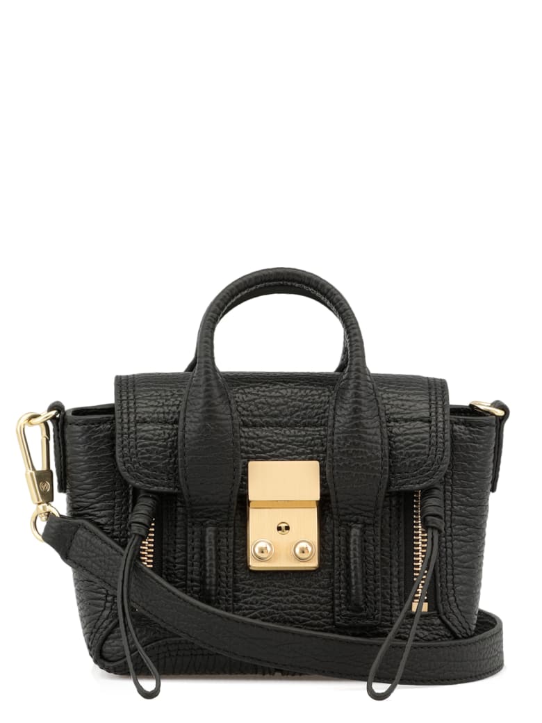 3.1 Phillip Lim Loged Handbag - BLACK