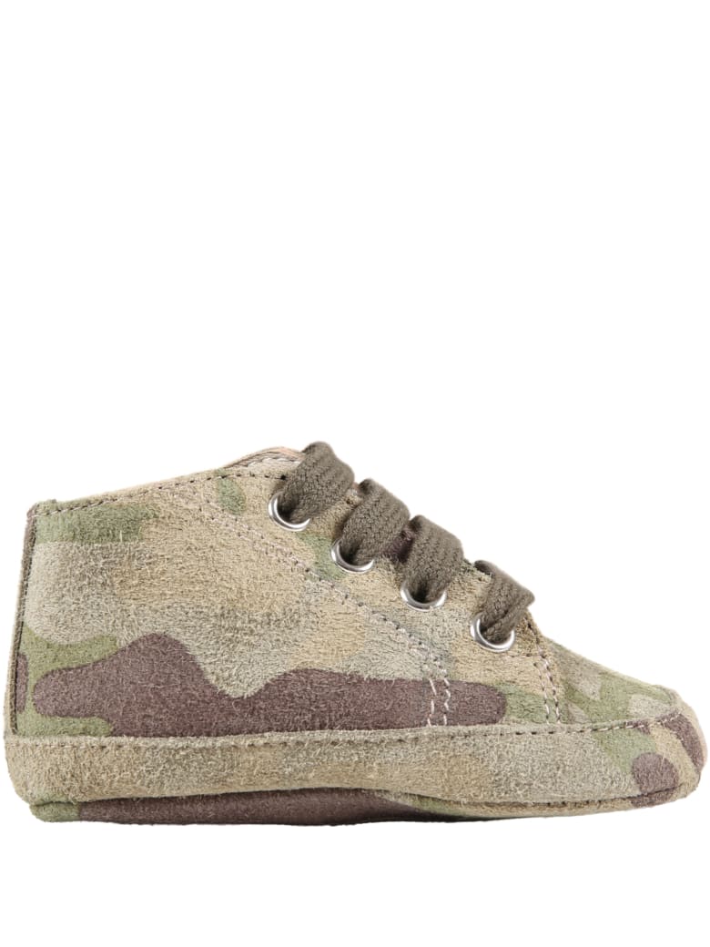 Gallucci Green Shoes For Baby Boy - Green