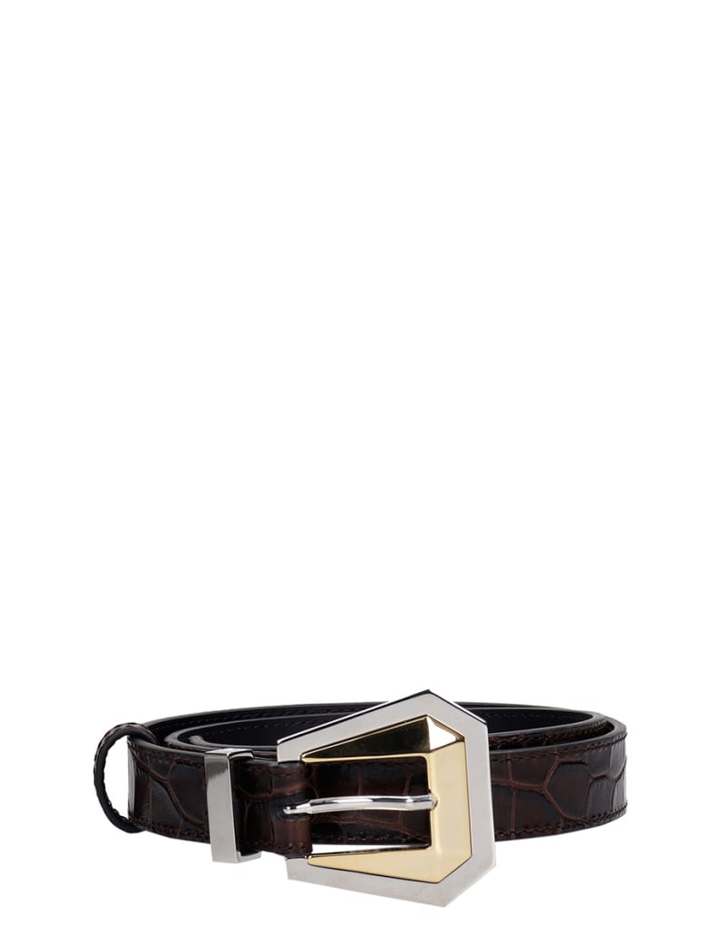Kate Cate Belts In Black Leather - black