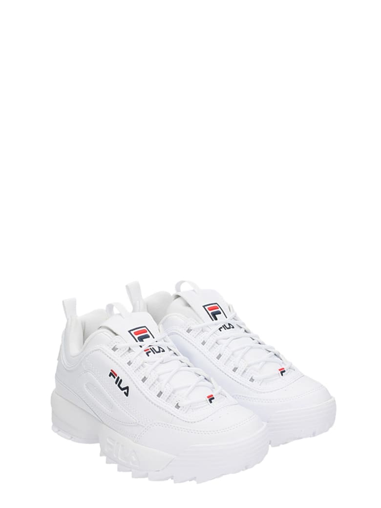 fila disruptor white sale