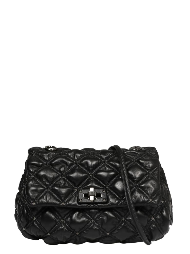 Valentino Garavani Spikeme Medium Bag - Black