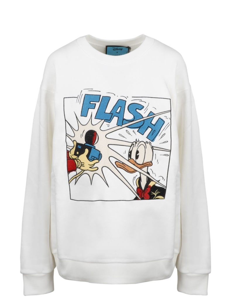 Gucci L S Cw Nk Sweatshirt - Bianco/Multicolor