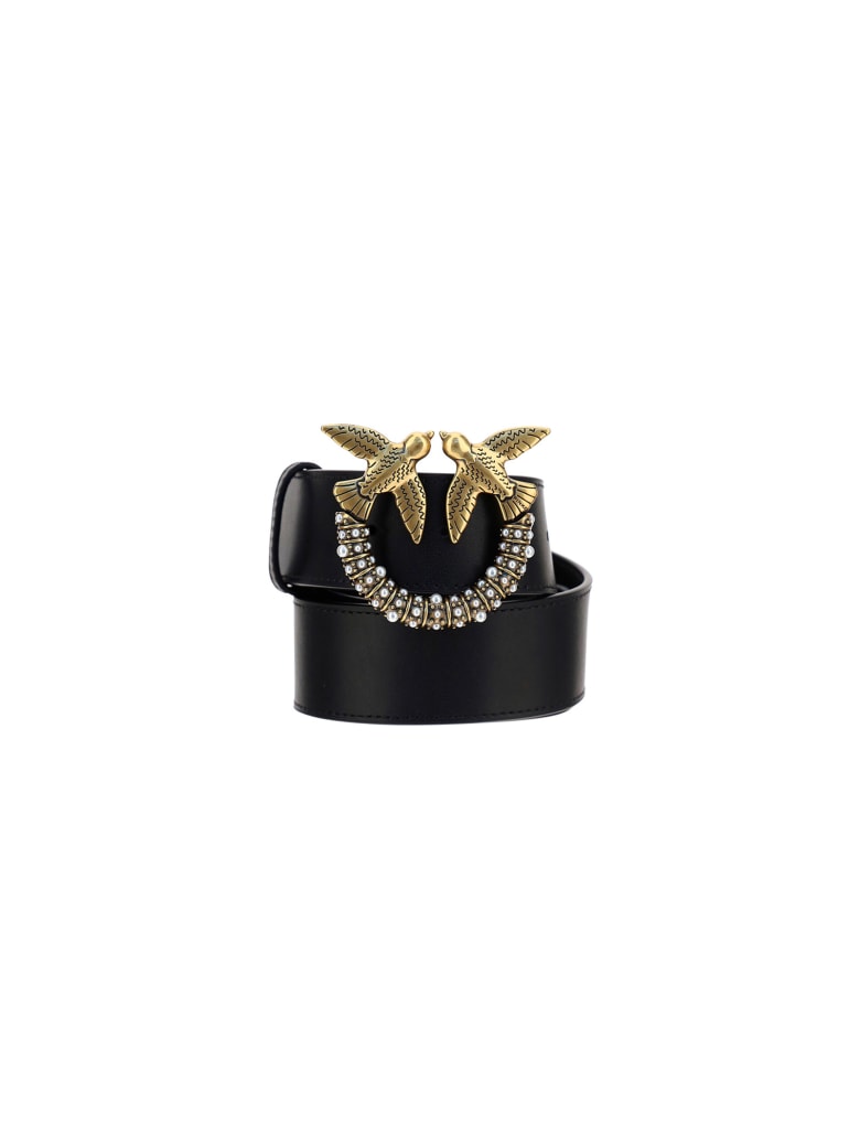 Pinko Love Jewel Simply Belt - Nero limousine