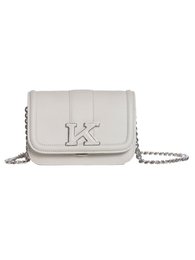 Kiton Mini Sofia - Bag Deerskin - MEDIUM GREY
