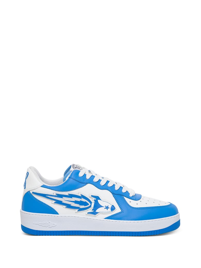 Enterprise Japan Bicolor Leather Sneakers - Blu