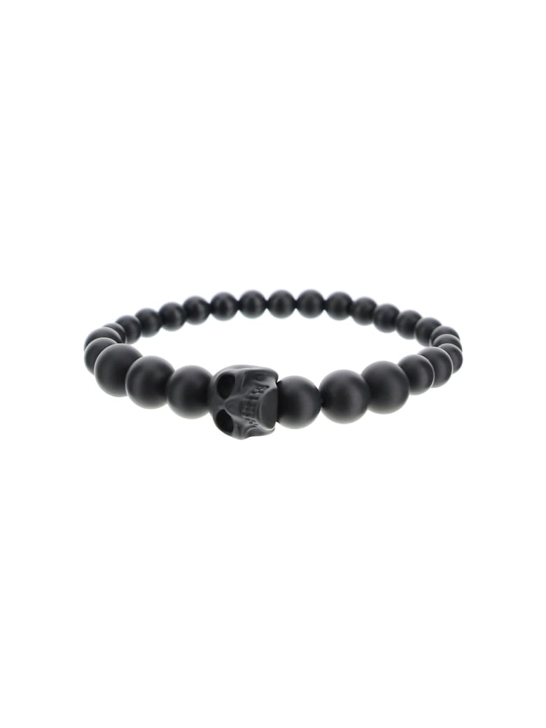 Alexander McQueen Skull Bracelet - Nero