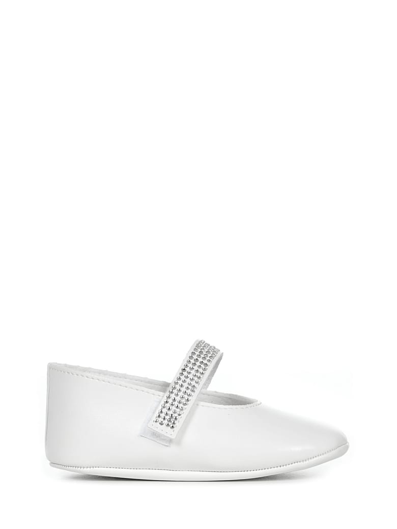 Miss Blumarine Ballet Shoes - White