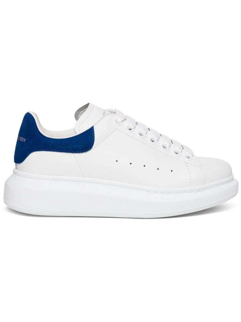 Alexander McQueen Oversize Sneakers In White Leather - White