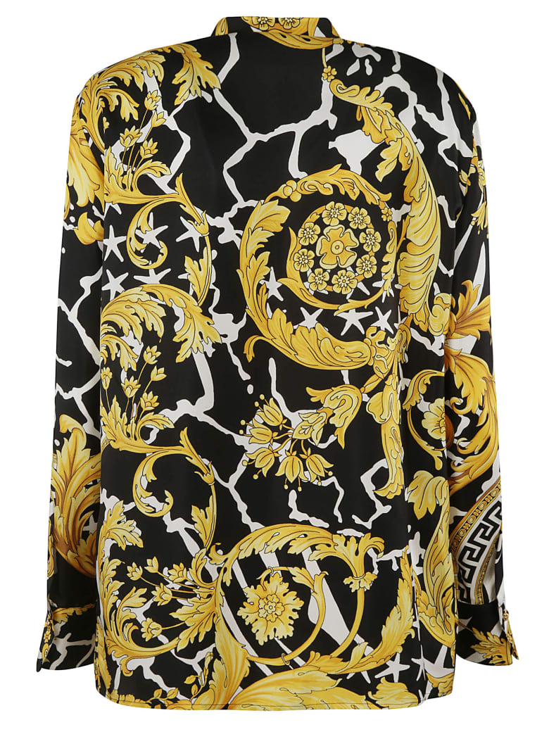 Versace Baroque Print Shirt | italist, ALWAYS LIKE A SALE