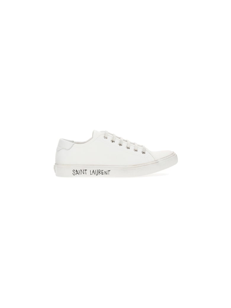 Saint Laurent Malibu Sneakers - White
