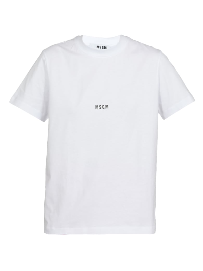 MSGM Cotton T-shirt - WHITE