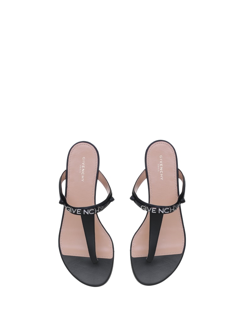 givenchy logo strap slides