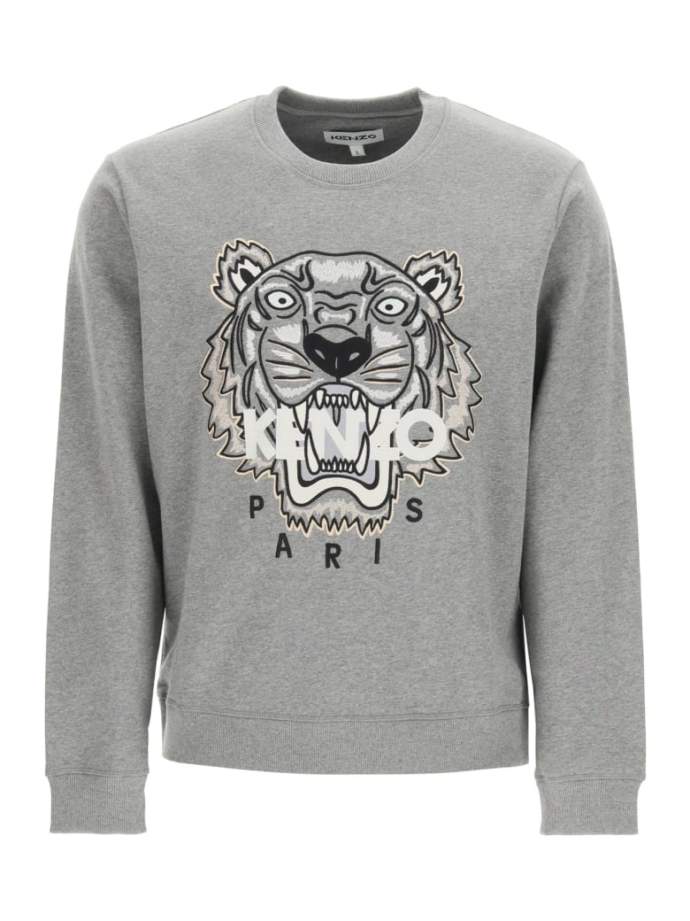 Kenzo Crewneck Sweatshirt With Tiger Embroidery | italist