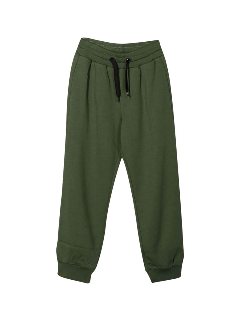 Fendi Unisex Green Jogger Pants - Verde