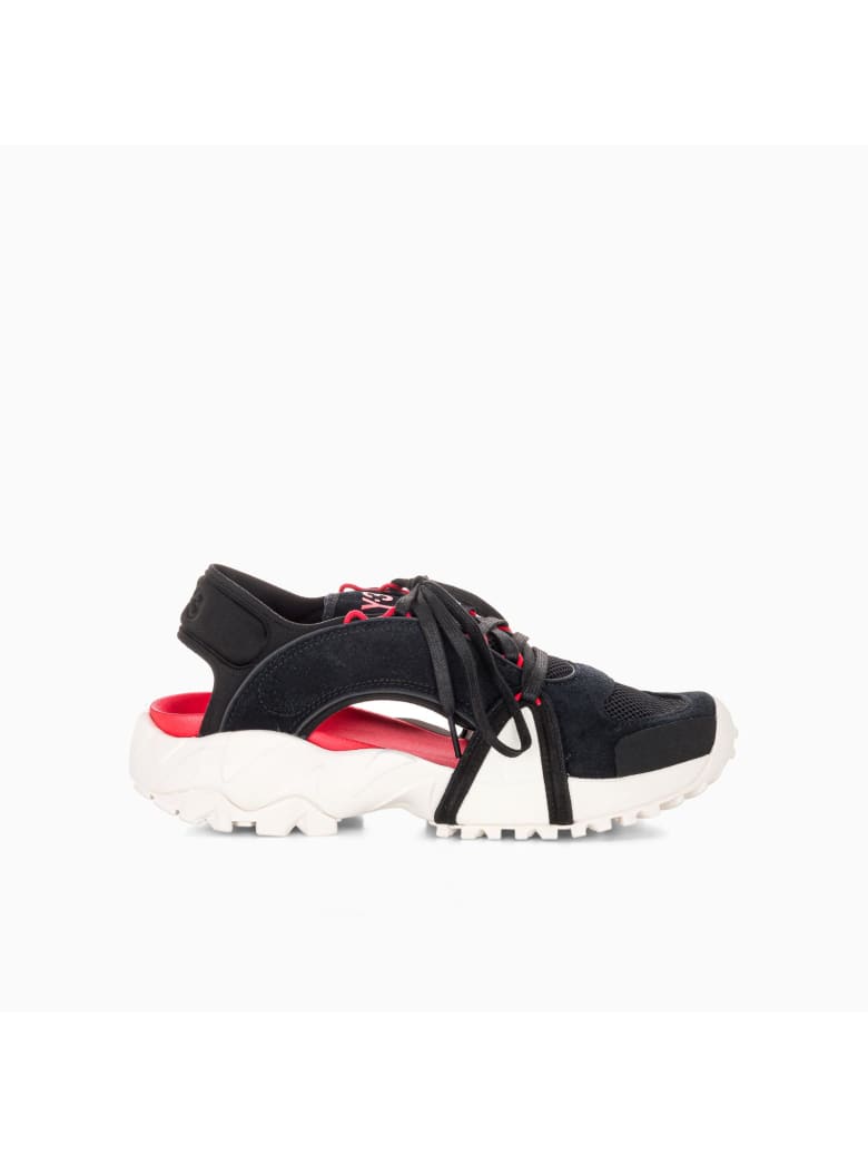 Y-3 Adidas Y3 Notoma Sandal - Black and white