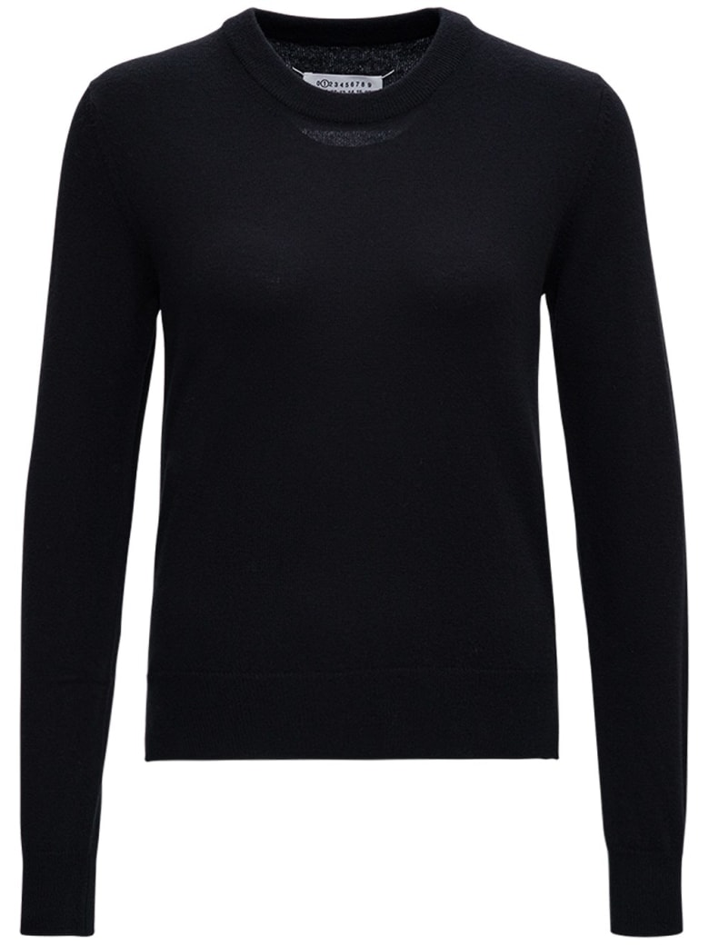 Maison Margiela Black Wool Sweater - Black