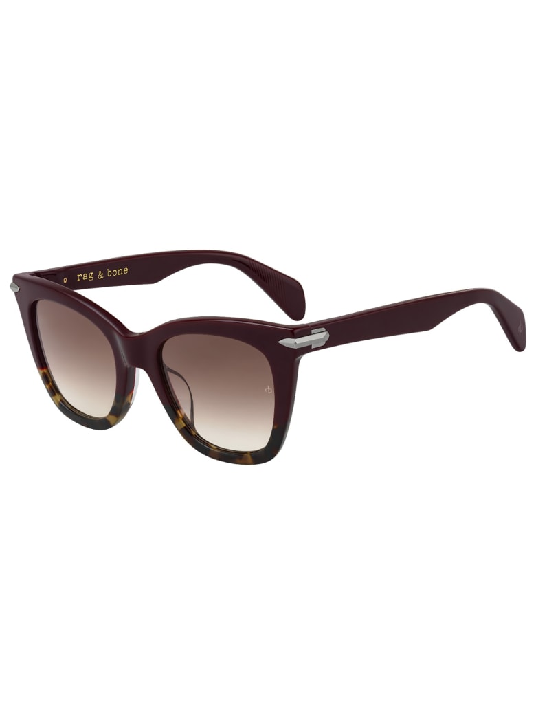 Rag & Bone RNB1029/G/S Sunglasses - O Black Havana