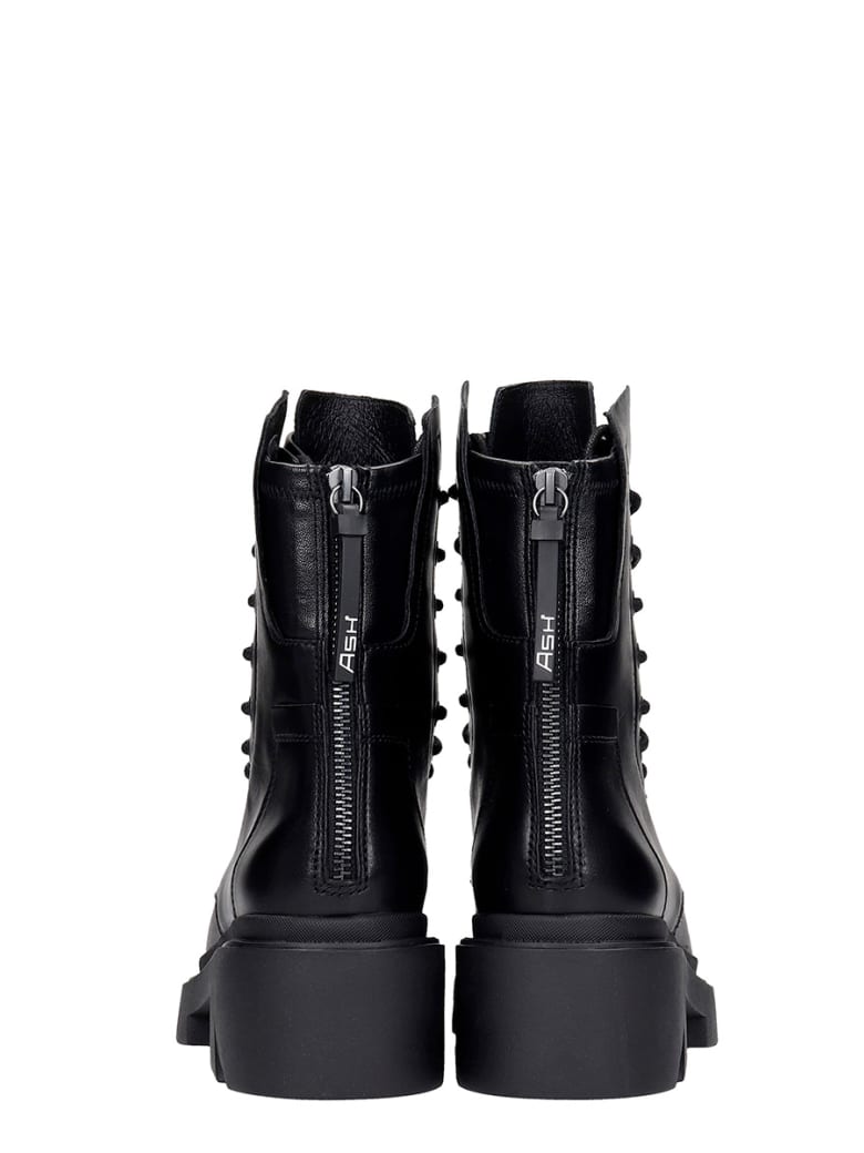 ash moody leather combat boots