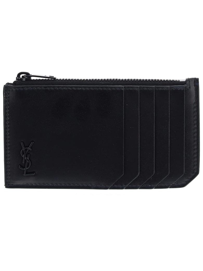 Saint Laurent Card Holder - Nero