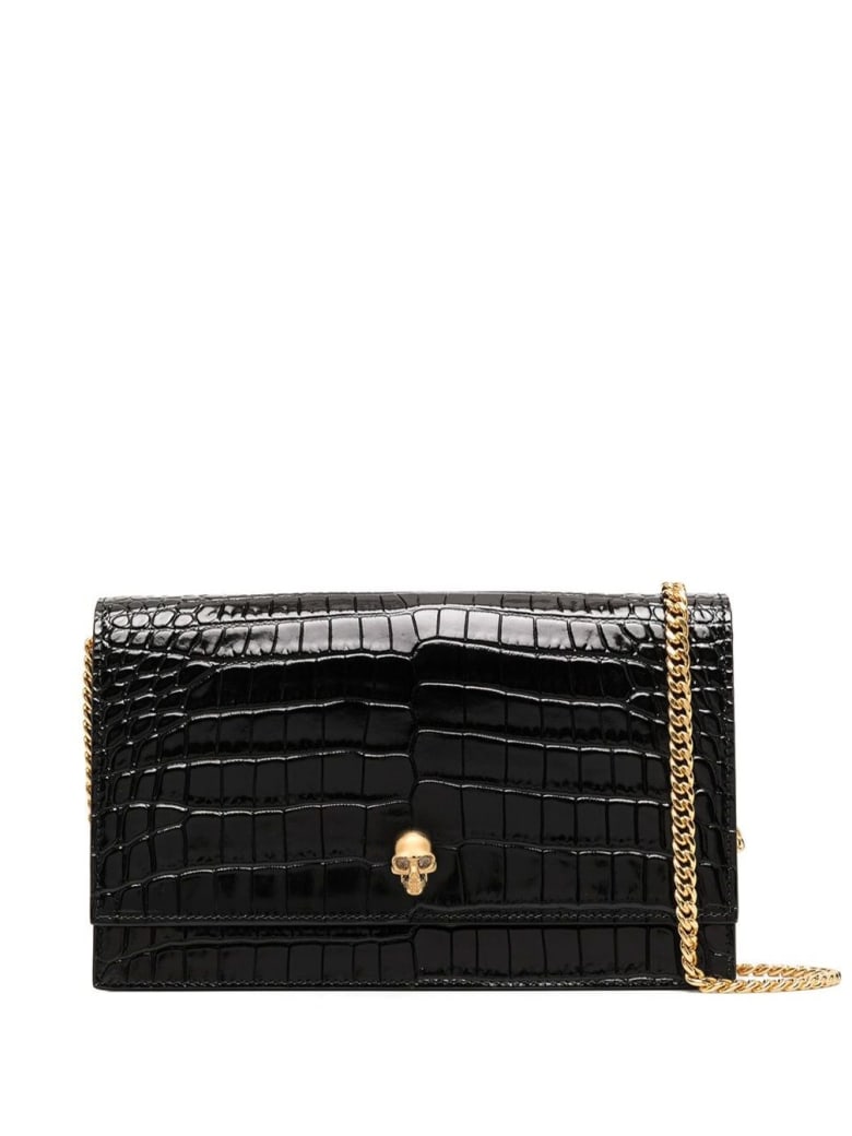 Alexander McQueen Skull Medium Crossbody Bag - Black