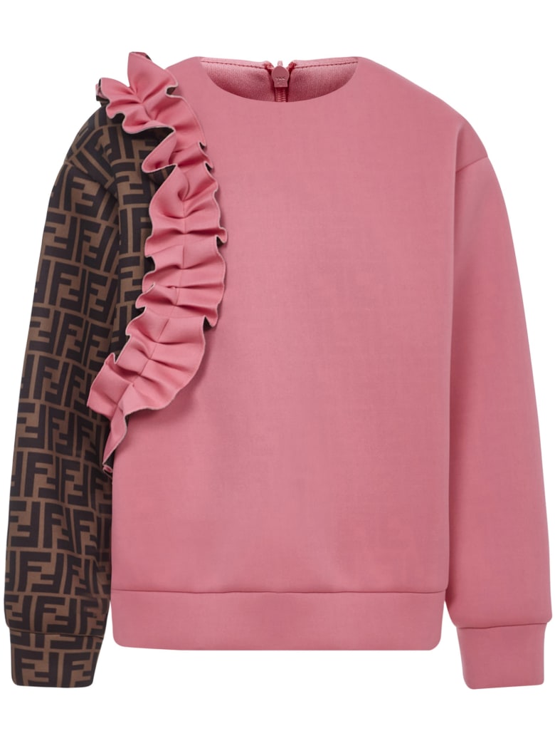 Fendi Kids Sweatshirt - Pink